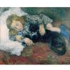  Nicolai Tarkhoff, enfant_chat_endormi_kinden_Тархов ребенок спит кошка, child_cat_sleeping, niño gato durmiendo,